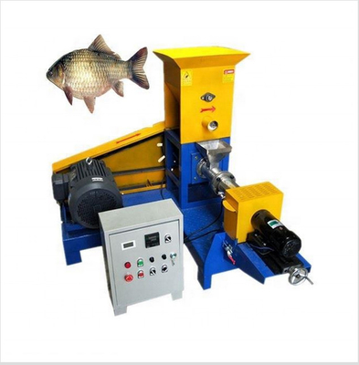 Mini Floating Fish Feed Pellet Extruder Machine 40 - 50kg/H
