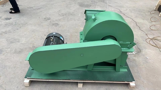 7.5HP Fully Automatic Wood Chipping Machine High Work Efficiency