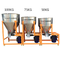 400kg/ H KF500 Poultry Animal Feed Mixer Mill Machine 40min/ Batch