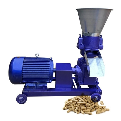 2-12mm Wood Pellets Machine Animal Feed Processing Machine Diesel Engine For Chicken