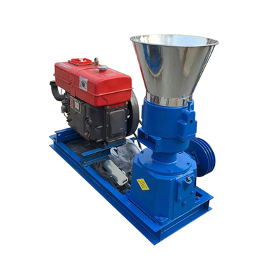 Commercial Agricultural 2-12mm Wood Pellet Making Machine With Diesel Engine