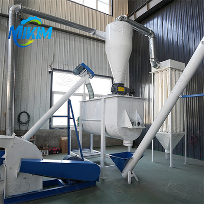 High-quality feed pellet production line with fully automatic operation, easy to use, high intelligence and high profit.