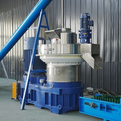 Professional Biomass Wood Sawdust Pellet Machine 60HRC