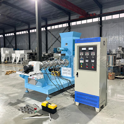 CE Single-Screw floating fish food extruder machine for sale— Used for Producing 2–12mm Fish/shrimp/pet Feed Pellets