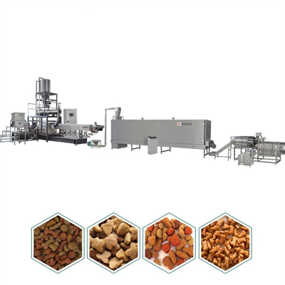 240kg/ H 2.5m Small Poultry Pet Feed Production Line Electricity Steam Heating