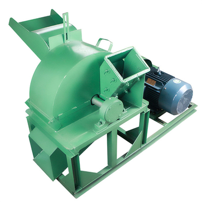 Small Biomass Shell Mobile Hammer Mill Crusher 3.4t/ H 380V Adjustale Size
