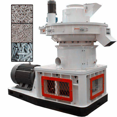 1000kg/ H Sawdust Walnut Shell Pellet Mill Machine 25mm Diesel Engine