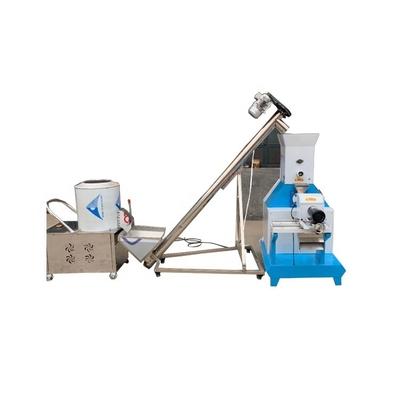 1.5cm Dia Floating Fish Pet Feed Production Line Extruder Machine 17*1.2*2.2m