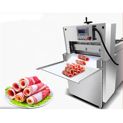 Minus 18C Industrial Full Automatic Meat Slicer Beef Machine 0.1 *5mm 0.6t/ H