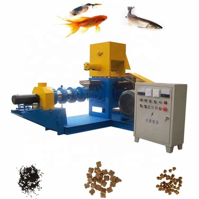 330kg Mini Fish Feed Machine Automatic Fish Food Extruder 6mm 4mm