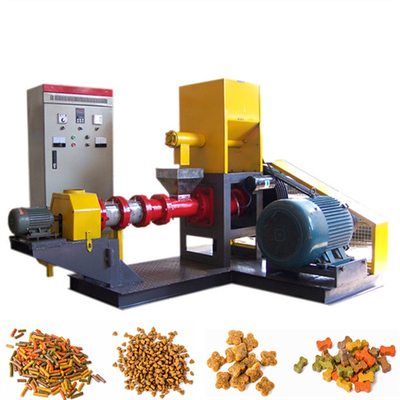 MIKIM Fish Feed Pellet Machine 1.2cm Single Screw Extruder Machine ISO