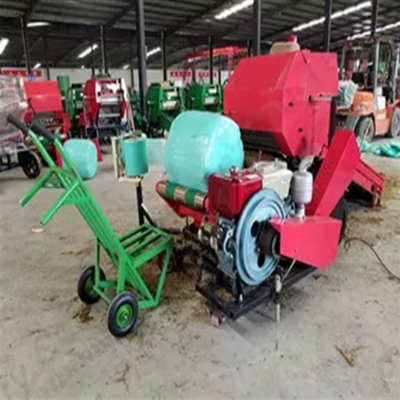 Rustproof Silage Packing Machine High Efficient Small Grass Baler PLC