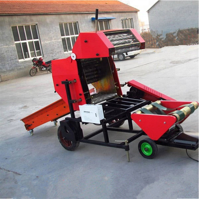 Mini Round Automatic Silage Baler Machine High Speed For Soybean Straw