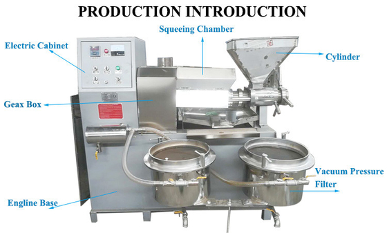 2KW ODM Soya Bean Commercial Oil Extraction Machine 1.7*1.2*1.5m