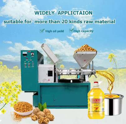 6yl 80 Hot Press Oil Extraction Machine 80 To 130kg/ H Electric Control