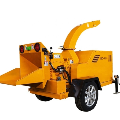 32HP Forestry Farm Wood Chipper Machine OEM 3.8*1.6*2.6m Water Cooling