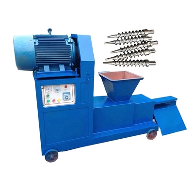 Screw Wood Log Sawdust Charcoal Briquette Machine In Uganda