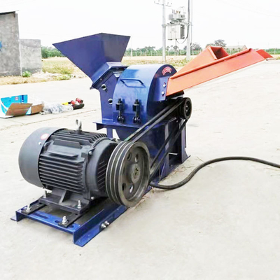 High Capacity Log Branches Wood Sawdust Hammer Mill Machine 380Volt