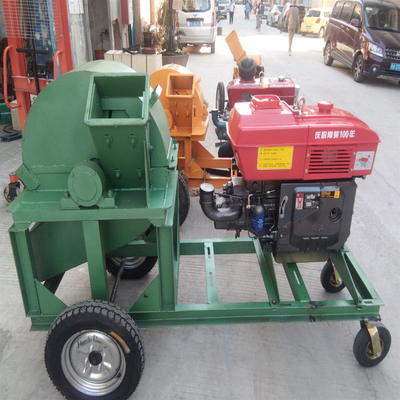 High Capacity Beech Wood Log Shaving Machine For Horse Bedding 300kg/H