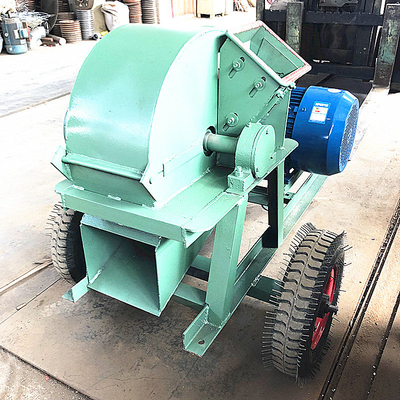 High Capacity Beech Wood Log Shaving Machine For Horse Bedding 300kg/H