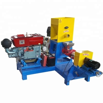 Mini Floating Fish Feed Pellet Extruder Machine 15kw