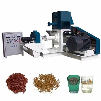 Floating Fish Feed Mill Pellet Extruder Making Machine 380V