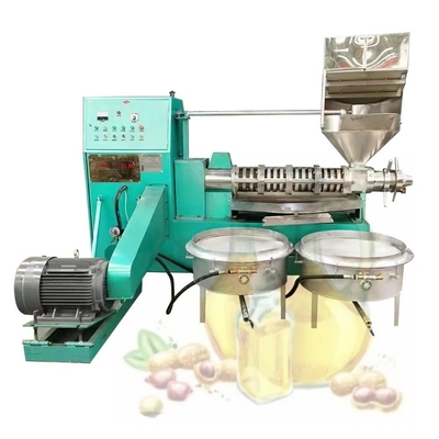 380V Automatic Oil Press Machine , Sus Cooking Oil Manufacturing Machine