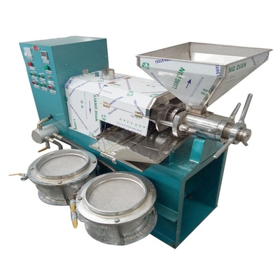 220v Automatic Oil Press Machine 3-6kg/H Temperature Control 0-300℃