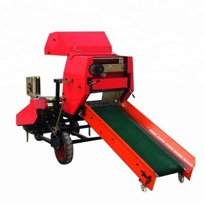 60pcs/ H Grass Hay Wrapping Machine 1.1kw Animal Feed Baler Diesel Engine