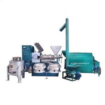 Commercial cold & hot coconut oil press machine
