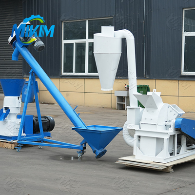Biomass fuel pellet production line