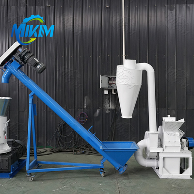 Biomass fuel pellet production line
