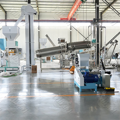 Stainless steel fully automatic large fish feed pellet production line