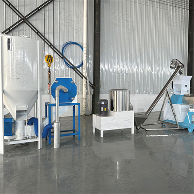 Stainless steel fully automatic large fish feed pellet production line