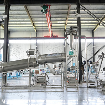 Stainless steel fully automatic large fish feed pellet production line