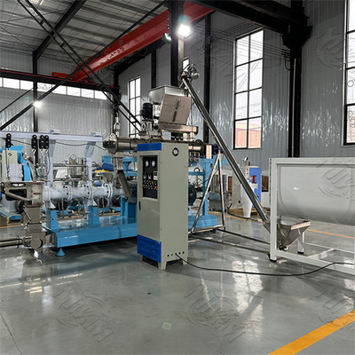 Fully automatic cat, dog and fish feed production line