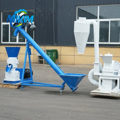 Fully automatic and efficient biomass straw pellet fuel production line