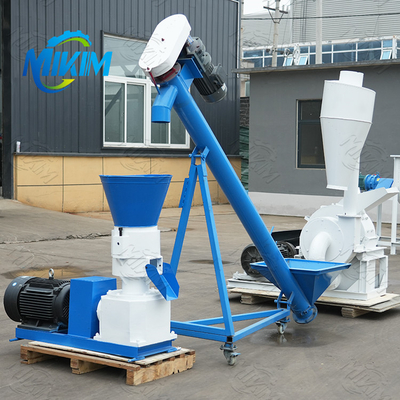 Fully automatic and efficient biomass straw pellet fuel production line