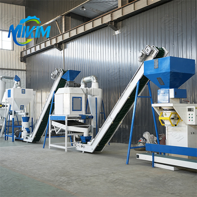 Fully Automatic Feed Pellet Equipment For Pig Cattle Sheep Chicken Poultry Farming