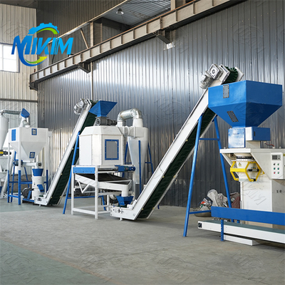 Fully Automatic Feed Pellet Equipment For Pig Cattle Sheep Chicken Poultry Farming