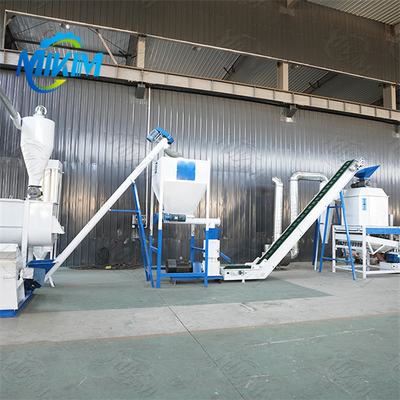 Highly Automated Feed Pellet Production Line For Agriculture Industry Poultry