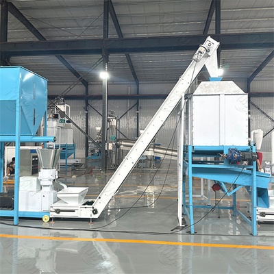Suitable for large-scale farms, feed pellet production line, easy to operate, cattle and sheep feed production line