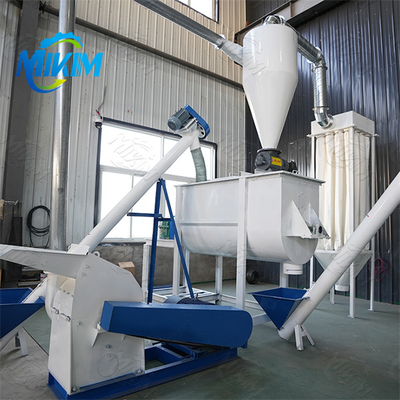 Intelligent, automated, energy-saving and environmentally friendly poultry feed pellet production line