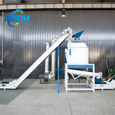 Fully automatic, efficient and energy-saving cattle and sheep feed pellet production line for poultry farms