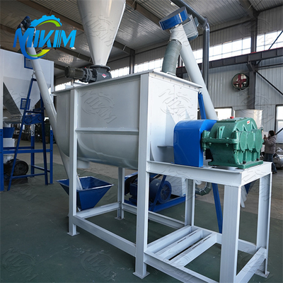 Integrated process fully automatic farm feed production line for cattle, sheep, horses and poultry