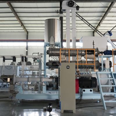 Twin Screw Food Fully Automat Shrimp Fish Feed Pellet Processing Machine Fishing Food Extruder Floating Fish Feed Machine