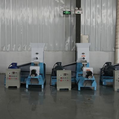 0.8cm 1.2cm Fish Feed Pellet Machine Production 57.8in High Temperature Process