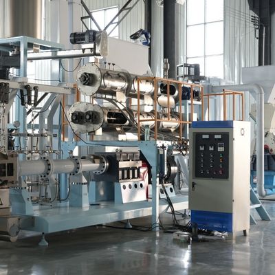 Twin Screw Food Fully Automat Shrimp Fish Feed Pellet Processing Machine Fishing Food Extruder Floating Fish Feed Machine