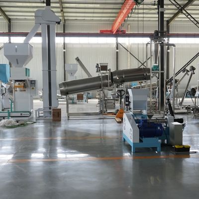 330kg Mini Fish Feed Machine Automatic Fish Food Extruder 6mm 4mm