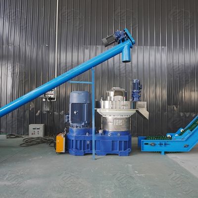 High Efficiency Biomass Straw Automatic Pelletizing Production Line Equipment